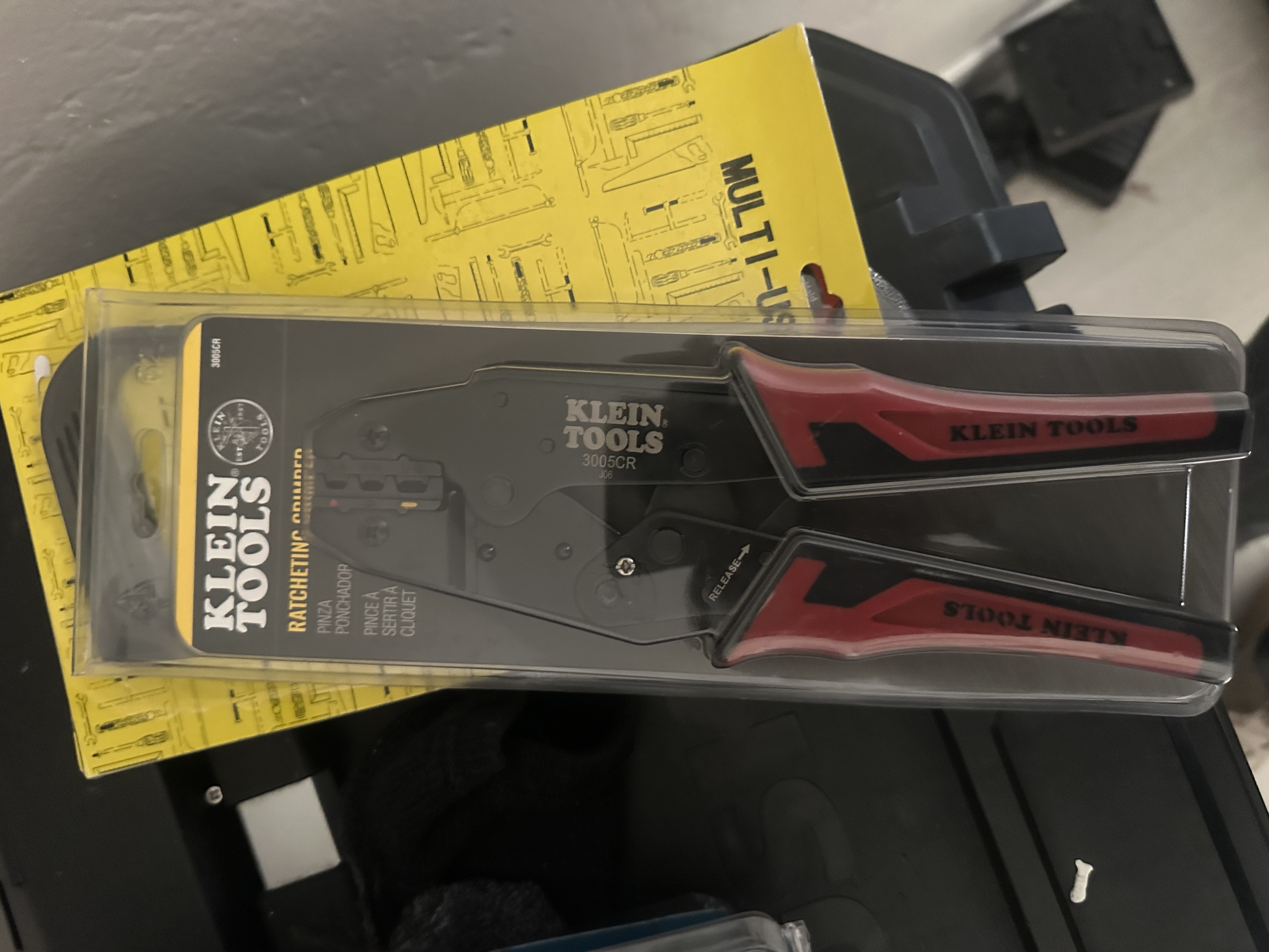 Klein Tools 3005CR Ratcheting Crimper – New in Package